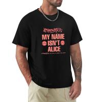 Alice Sine Wave And Chromatica Typo T-Shirt Plus Size Tops Anime T-Shirt Sweat Shirt MenS Clothing