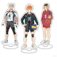 Haikyuu!! Figure Anime Model Toys Plate Holder Laser Shoyo Hinata Tobio Home Decor Collection Ornament Gift