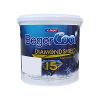 สีน้ำทาภายนอก BEGERCOOL DIAMONDSHIELD 15 BASE C กึ่งเงา 1GL