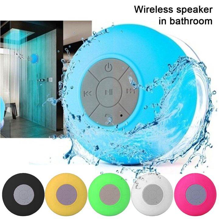 Portable BT06 Bathroom Suction Cup Waterproof Bluetooth Speaker Lazada PH