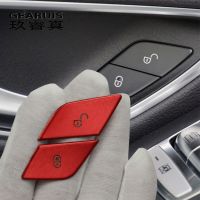 Hiasan Mobil Untuk Mercedes Benz C E Class W213 W205 GLC X253 Tombol Sakelar Ki Pintu Penutup Manik-Manik Stiker รูปลอกตกแต่งภายใน