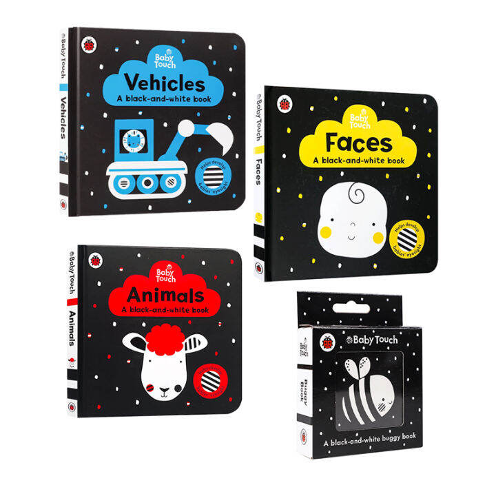 milumilu English Original Black and White Introduction Enlightenment Touch Book 4 Volume CoSale