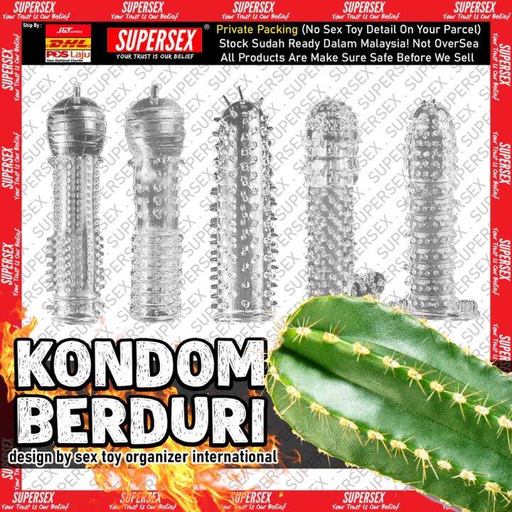 🔥 HARGA BORONG 🔥 【 Kondom Tahan Lama 安全套 】 Reusable Crystal Spike
