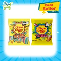 Chupa Chups Bites Tubes Sour จูปา จุ๊ปส์ เยลลี่ ผลไม้รวม รสเปรี้ยว Nimm2 Haribo Jelly Belly Trolli 26.4 และ 90g