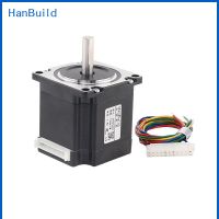 Hanbuild Nema 23สเต็ปมอเตอร์23HS5628มอเตอร์4-Lead 57 2.8A มอเตอร์126N ซม. สำหรับเครื่องพิมพ์3D อุปกรณ์ตรวจสอบ6.35มม. 8มม.