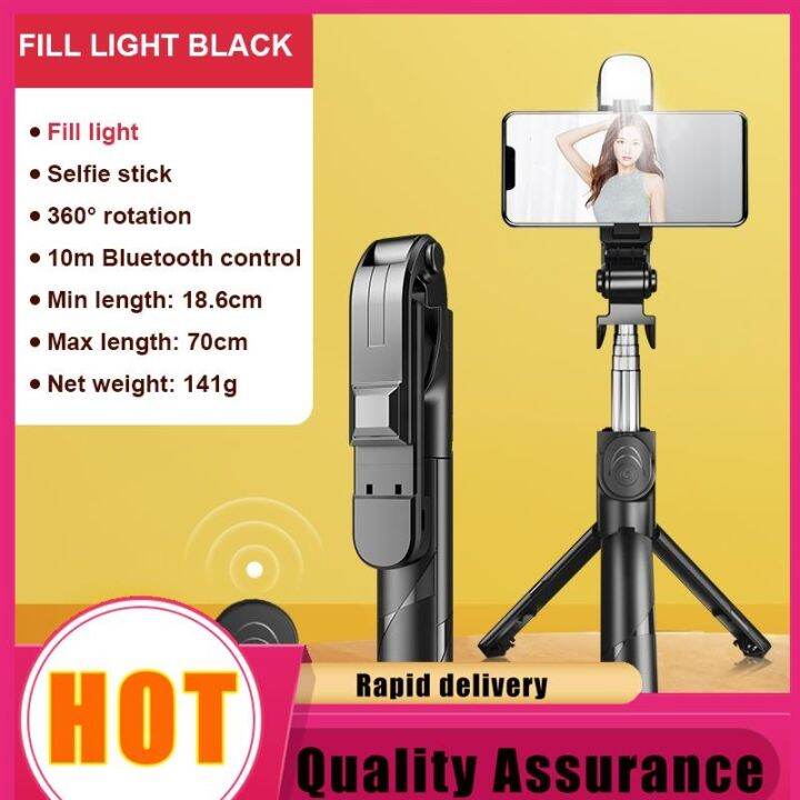 Tripod Phone Stand Holder Selfie Stick 4 In 1 With Light Tripod Monopod Tripod Phone Stand Holder Selfie Stick 4 In 1 With Light Tripod Monopod