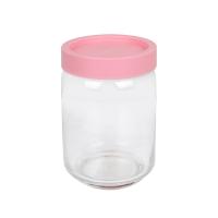 ขวดโหลแก้ว ฝาเกลียว OCEAN GLASS 0.65 ลิตร ฝาสีชมพูGLASS CANISTER WITH SCREW LID OCEAN GLASS 0.65L PINK LID **คุ้มที่สุดแล้วจ้า**