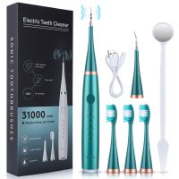 ZZOOI Sonic Dental Scaler Stain Cleaner Tartar Eliminator Portable Electric Toothbrush Calculus Plaque Remover Teeth Whitening Kit