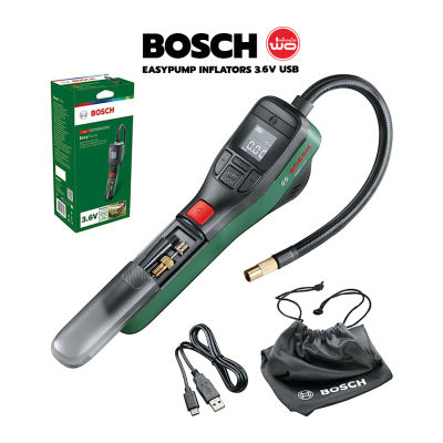 EASYPUMP Bosch ไร้สายปั๊มลมไฟฟ้า Inflators 3.6V USB ชาร์จมินิคอมเพรสเซอร์ EasyPump เครื่องมือพ่อ
