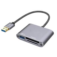 3ใน1 USB จะ3.0 USB/XQD/การ์ดรีดเดอร์ SD