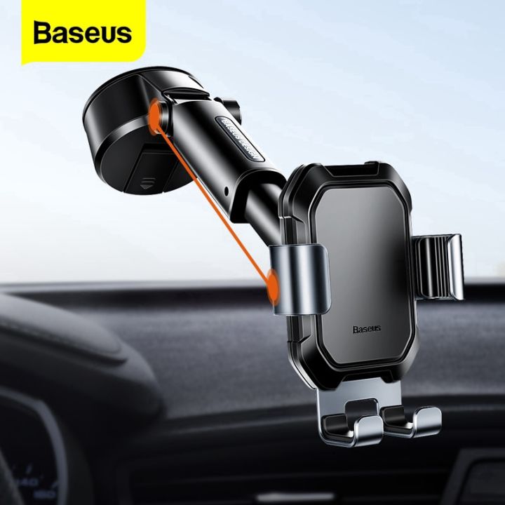 baseus-ที่วางโทรศัพท์มือถือแบบปรับได้สําหรับรถยนต์-tank-gravity-car-mount-holder-with-suction-base
