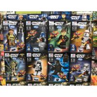 Chalee Toys เลโก้ สตาร์วอร์ no.763 star wars ชุด 8 แบบ