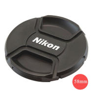 Lens cap เทียบ มีตรา Nikon ขนาด 58 mm (0694)