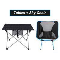 Outdoor Foldable Table Portable Camping Furniture Ultralight Aluminium Computer Bed Tables Climbing Hiking Picnic Folding Chair