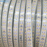 ❧♛ 20M Led Strip Light Waterproof IP65 220V 2835 180leds/m Double Row Tape Warm White Outdoor High Brightness