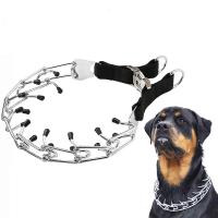 ZZOOI Adjustable No Pull Dog Collar Dog Training Collar with Comfort Tips and Quick Release Snap Buckle for Medium Large Dogs