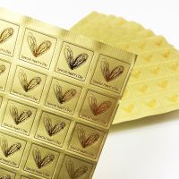 1500pcs 24mm gold heart sealing sticker waterproof Seal Labels Scrapbooking For Package Stationery free shipping Stickers Labels