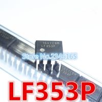 Yingke 10ชิ้น Lf353p Dip8 Lf353n Dip-8 Ti Jfet-Input ตัวขยายเสียงแบบคู่จุ่ม Lf353