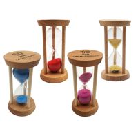 10 Minutes Wooden Frame Sand Timer Moving Sand Glass Clock Sand Hourglass Visual Timer Home Decoration Kitchen Cooking