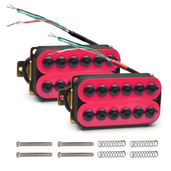 adjustable-metal-double-coil-electric-guitar-pickups-humbucker-punk-pink