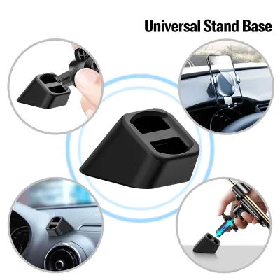 【CC】FONKEN Mobile Phone Bracket Base In Car Dashboard Phone Holder Car Air Outlet Clip Bracket Base Smartphone GPS Navigation Stand