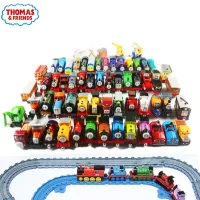 Genunie รถคัน Thomas And Friends แทร็คมาสเตอร์รถไฟแม่เหล็ก,ของขวัญของเล่นเด็กรถคุณภาพสูงโลหะผสมทนต่อแรงกระแทก