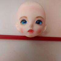 (Popular toys) 1/6 BJD หัวตุ๊กตาแฮนด์เมดแต่งหน้า Kawaii ใบหน้า3D ดวงตาที่ถอดออกได้แสดงออกน่ารักเอลฟ์หูสร้างสรรค์เหมาะสำหรับ30เซนติเมตร