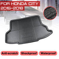 รถพรมด้านหลัง Trunk Anti-Mud Cover สำหรับ Honda CITY 2015 2016 2017 2018แผ่นปูพื้น