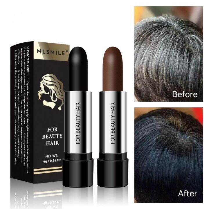 MARRIITT Fast Staining Hair Color Stick Long Lasting Washable High Saturation Cover Disposable