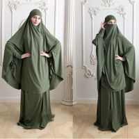 【YF】 Ramadan Abayas for Women Dubai Abaya Turkey Muslim Hijab Dress Prayer Clothoes Caftan Kaftan Robe Khimar Jilbab Niqab