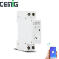 2021WiFi Inligent Circuit Breaker Relay Type 1P Din Rail Remote Control By eWeLink APP Smart Home Compatible With Alexa Google