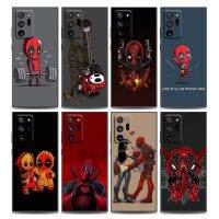 [ขายร้อน]NIQUXIน่ารักการ์ตูน Deadpool Marvel สำหรับ Samsung หมายเหตุ8หมายเหตุ9 Note10 M11 M12 M30s M32 M21 M51 F41 F62ซิลิโคน