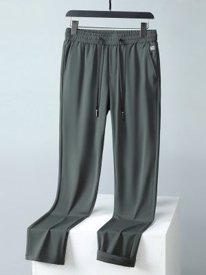 HOT11★กางเกงลำลองของผู้ชายผ้าไนลอนยืดได้แห้งเร็วกางเกงเล่นกอล์ฟทรงตรงสำหรับฤดูร้อน