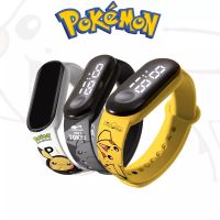 New Pokemon Kawaii Pikachu Electronic Waterproof Led Digital Bracelet Wristband Cartoon Anime Watch Children Toy Christmas Gift - Animation Derivatives/peripheral Products - AliExpress