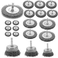 Coarse Crimped Wire Wheel Cup Pen Brush Set