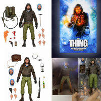 NECA The Thing MacReady รูปการกระทำที่ดีที่สุดน่าขนลุกรูปดีลักซ์ของเล่น Outpost 31พิเศษ7นิ้ว18เซนติเมตร