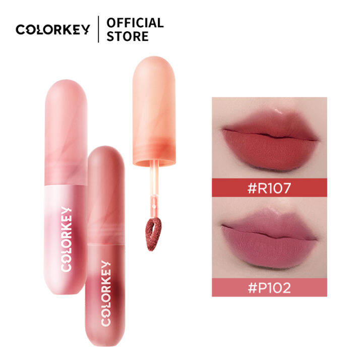 Colorkey Mousse Lip Mud Matte Texture Lip Gloss Liquid Lipstick NonDrying 2g Lazada