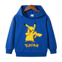 เด็กทารก Pikachu เสื้อผ้าเด็กเสื้อผ้าฤดูใบไม้ผลิฤดูใบไม้ร่วงการ์ตูนโปเกมอน Hoodies 1-8ปีชายหญิงกีฬาเสื้อผ้าลำลองท็อปส์