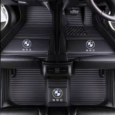 พร้อมสต็อกสำหรับขวามือไดรฟ์ BMW 4Series 5Series พรมปูพื้นรถลายออกแบบพรมรถ Sustom Fit เสื่อรถ Kar