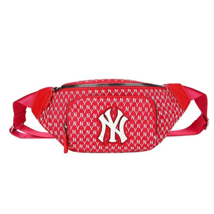 korean-mlb-chest-bag-mens-and-womens-vintage-presbyopic-running-bag-ny-full-label-embroidered-yankees-sports-casual-versatile-shoulder