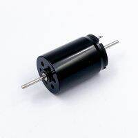 ❅₪ Duży 1725 17mm x 25mm silnik bezrdzeniowy silny magnetyczny podwójny wał DC 12V 12000RPM wysoka prędkość dla Hobby Model zabawkowy HO Slot Car