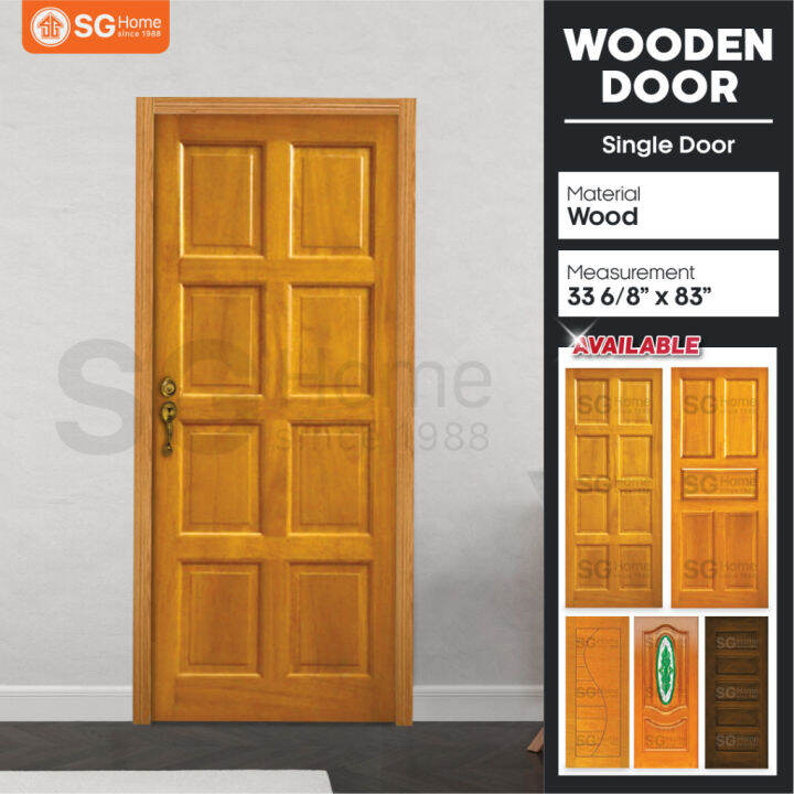 Wooden Door Veneer Solid Door Size 33'' 3/4 X 83'' TOP With Door