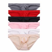 Sexy Mens Briefs Breathable Mini Bikini Underwear Big Penis Pouch Underpants Male Homme Panties Gay Jockstrap Cueca Calzoncillos