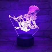League of Legends LoL Heros LED Night Light Touch Sensor 7 Color Changing