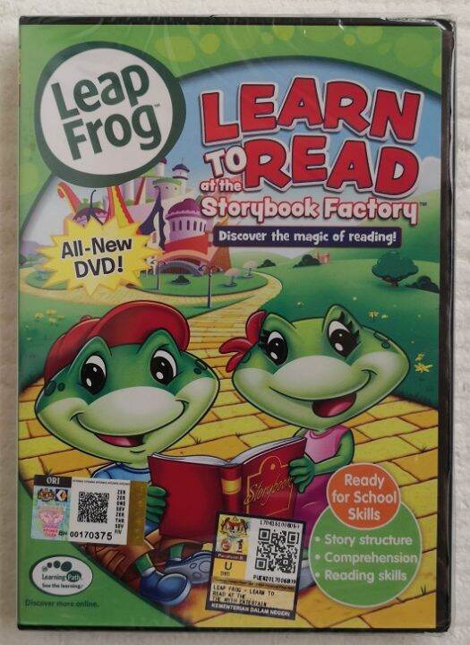 LeapFrog [Preschool Skills] Learn to Read at the Storybook Factory DVD Children Eductional