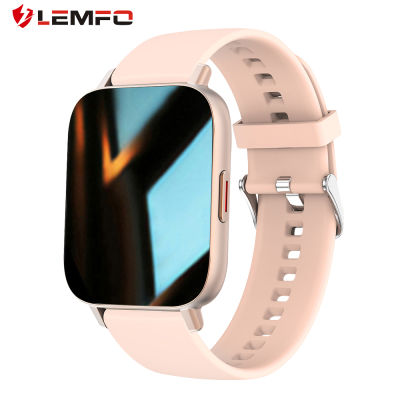 LEMFO I20M Smart Watch Women Bluetooth Calls Blood Oxygen 1.69" Full Touch Screen Smartwatch itness celet Tracker