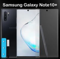 ฟิล์มกระจก นิรภัย แบบด้าน กาวยูวี เต็มจอ ซัมซุง โน้ต10พลัส สีใส For Samsung Galaxy Note 10+ UV Glue Set Matte Tempered Glass Screen (6.8)