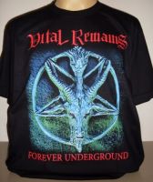 เสื้อ New Fashion Vital Remains Forever Underground ไซส์ S M L XL 2XL 3XL Death Metal Band 2023