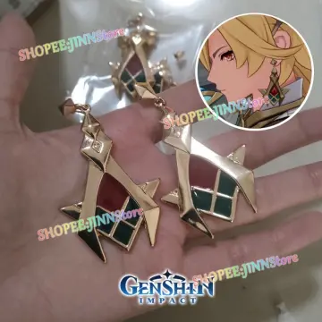 Men Women Genshin Impact Dehya Kaveh Earrings Anime Genshin Sumeru Stud  Earrings Fashion Jewerly