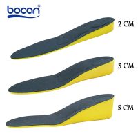 Height increase insoles for men/women 2/3/5 cm up invisiable arch support orthopedic insoles shock absorption blue/black color Shoes Accessories